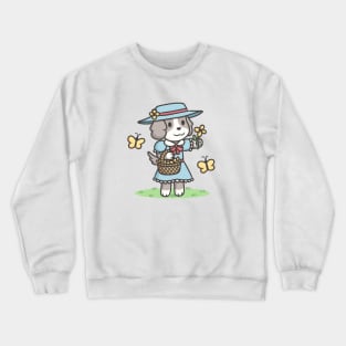 Flower Dog Crewneck Sweatshirt